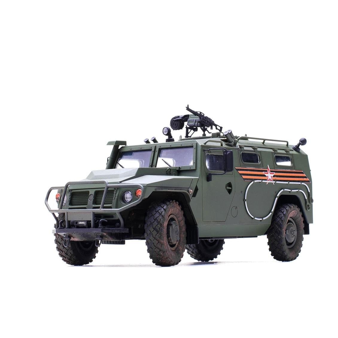 Meng VS-008 1/35 Ölçek, Rus GAZ 233115 (Tiger-M) SPN SPV Zırhlı Aracı, Plastik Model Kiti