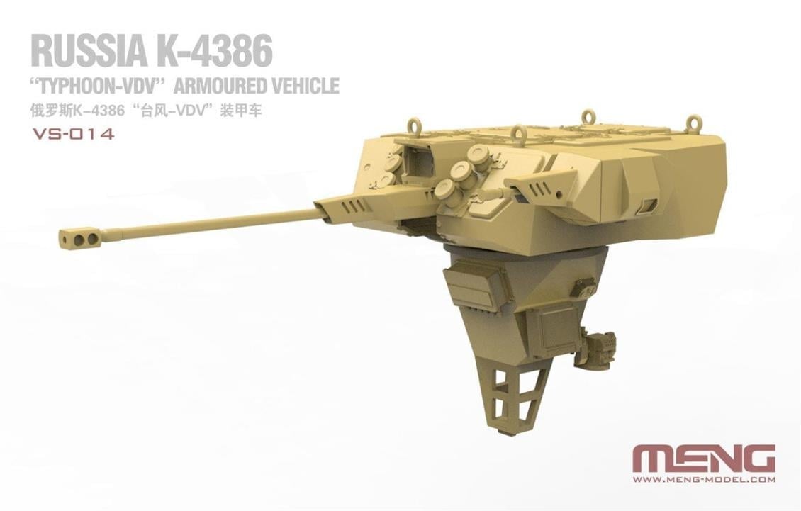 Meng VS014 1/35 Ölçek, Rus K-4386 Typhoon Zırhlı Personel Taşıyıcı, Plastik Model Kiti