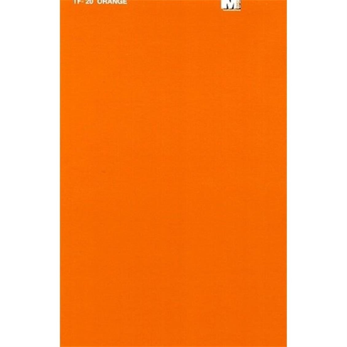 Microscale TF20 Trim Film - Size-7-1/4 X 4-1/2-Orange (D&Rgw)