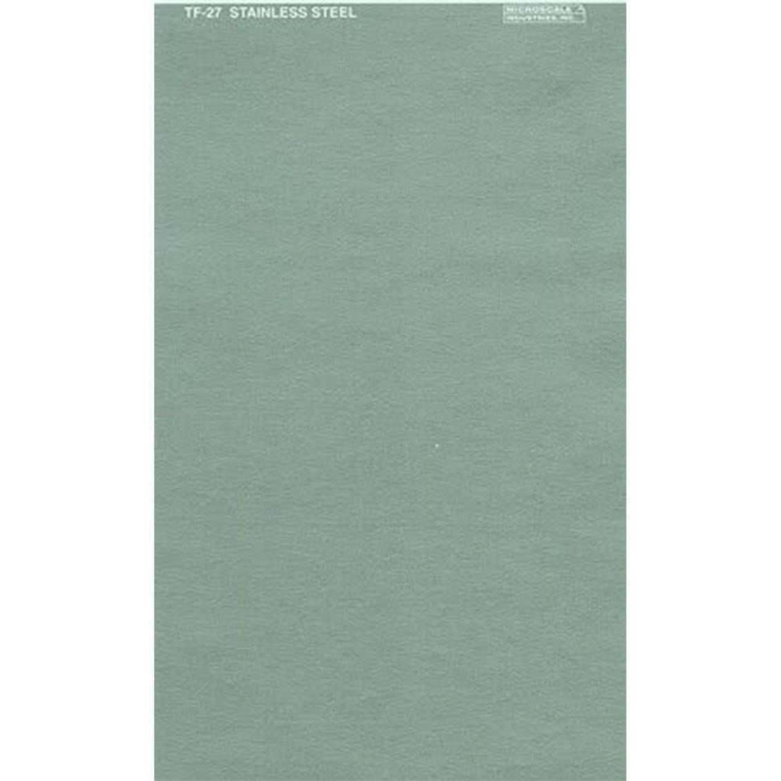 Microscale TF27 Trim Film - Size-7-1/4 X 4-1/2-Stainless Stee