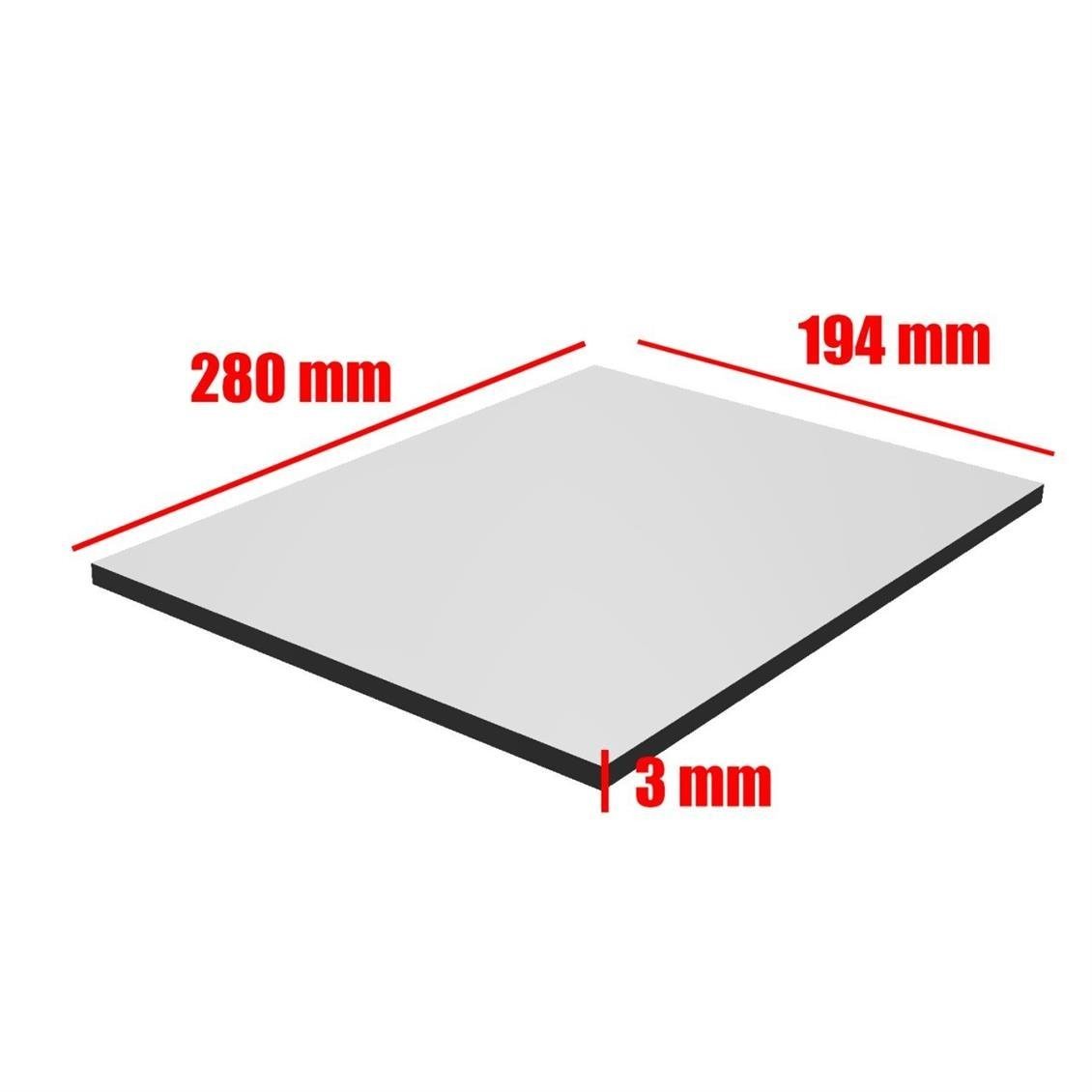 Midwest 70306 Şeffaf Polyester Levha -3,00 Mm. -194 X 280 Mm.