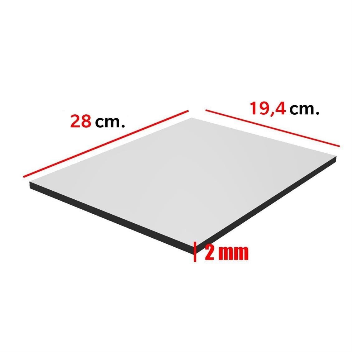 Midwest 70603 Şeffaf Polycarbonate Levha -2,00 Mm. -194 X 280 Mm.