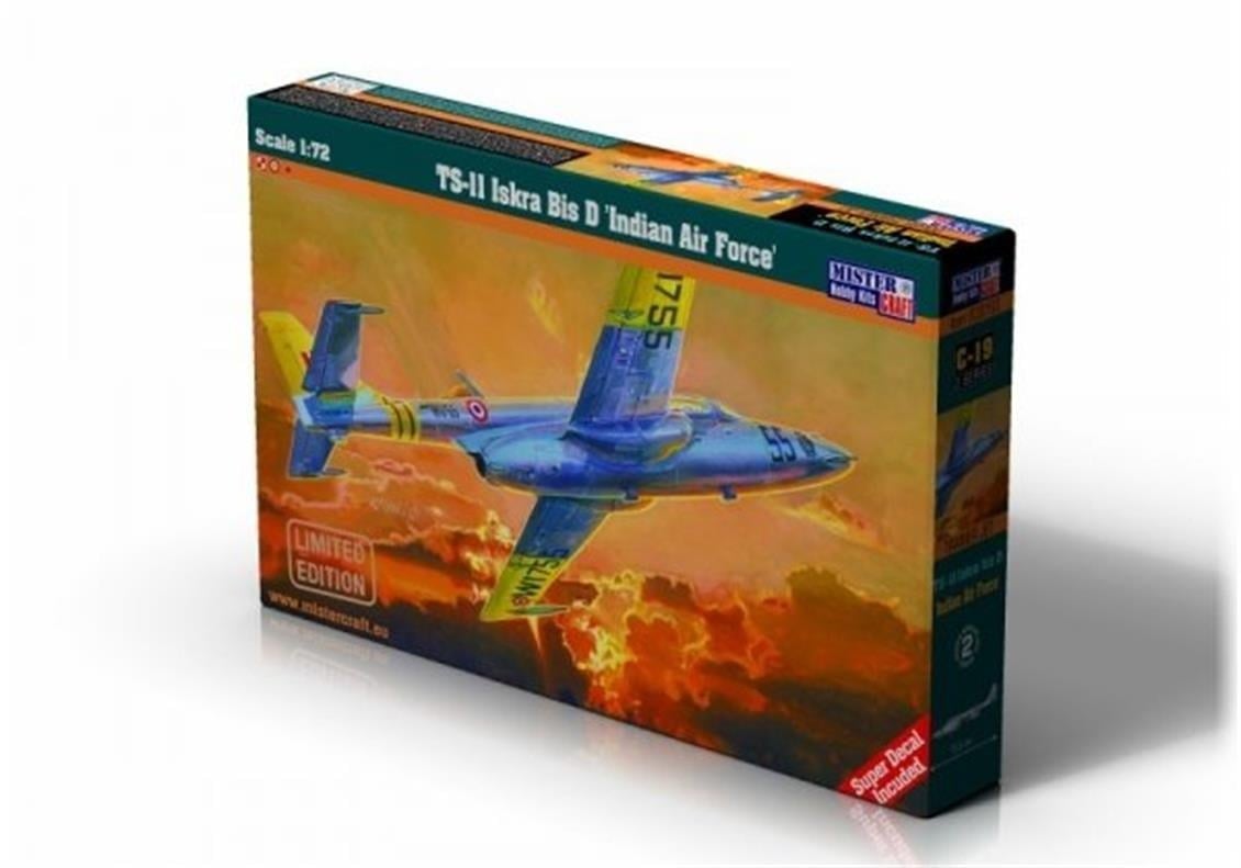 Mistercraft C019 1/72 Ölçek, TS-11 (İndian Air Force) Savaş Uçağı, Plastik Model kiti