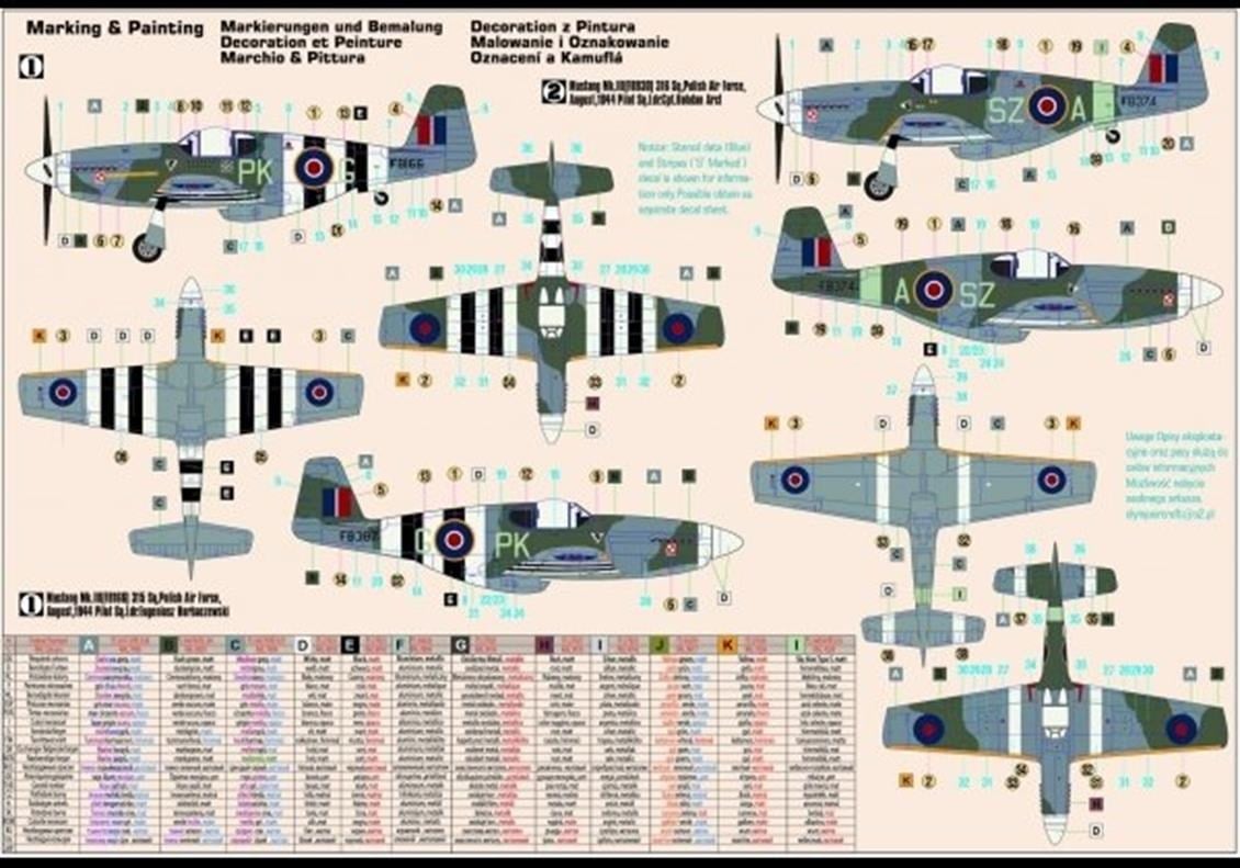 Mistercraft C047 1/72 Ölçek, P-51B Mustang Mk.III Savaş Uçağı, Plastik Model kiti