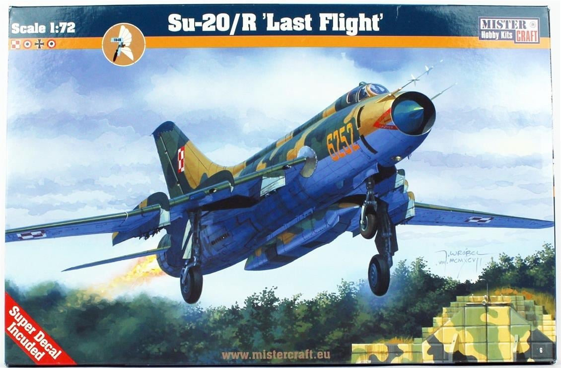 Mistercraft D013 1/72 Ölçek, Su-20R (Son Uçuş) Savaş Uçağı, Plastik Model kiti