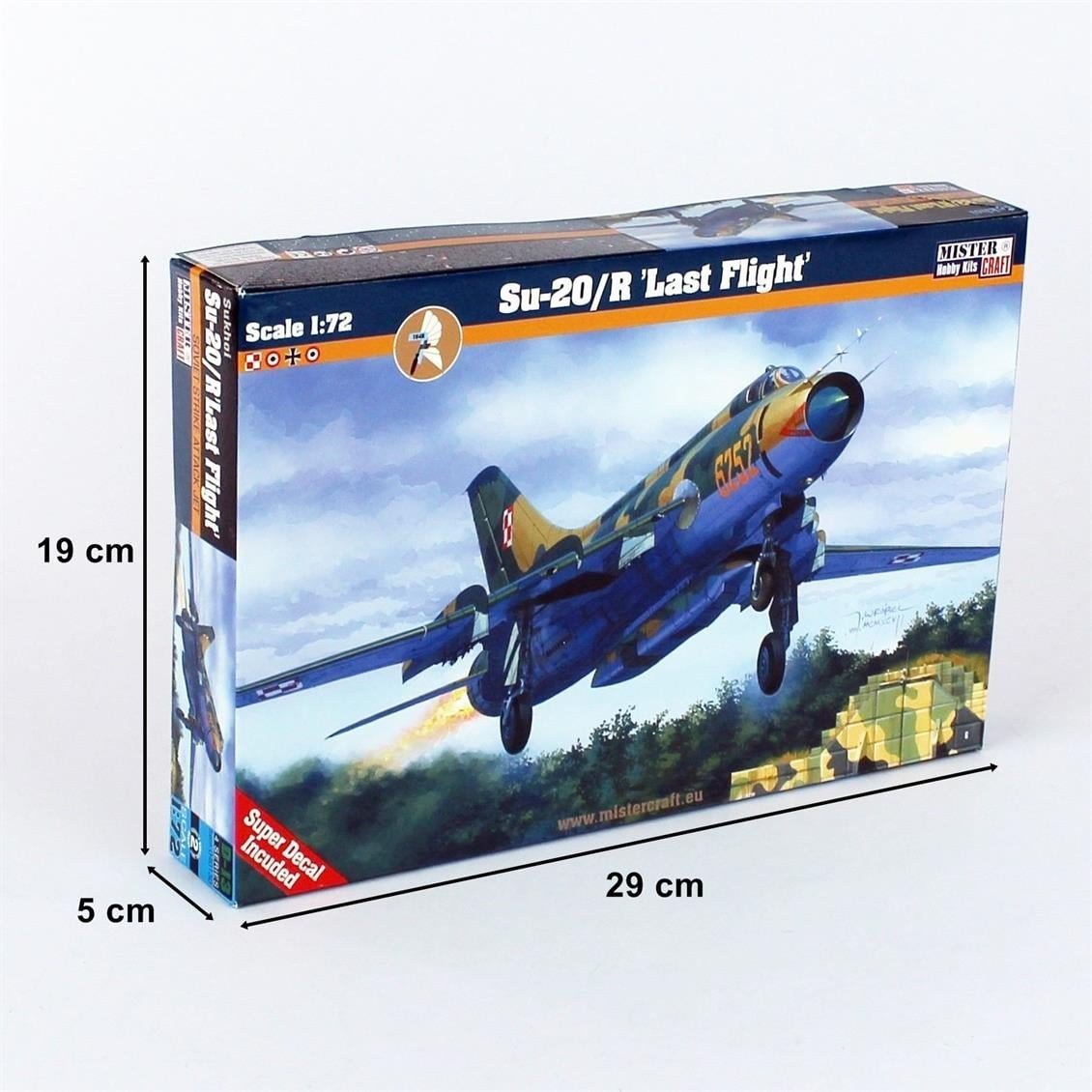 Mistercraft D013 1/72 Ölçek, Su-20R (Son Uçuş) Savaş Uçağı, Plastik Model kiti