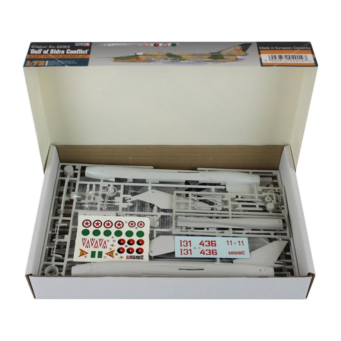 Mistercraft D014 1/72 Ölçek, Su22M3 (Sidra Körfezi Çatışması) Savaş Uçağı, Plastik Model kiti