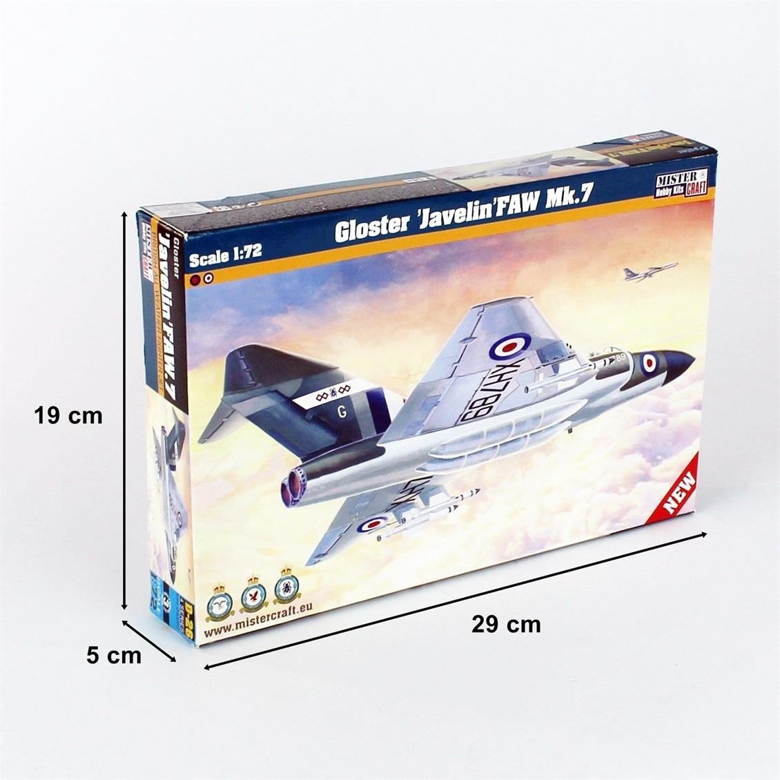 Mistercraft D026 1/72 Gloster Javelin FAW MK.7 Savaş Uçağı Plastik Model Kiti