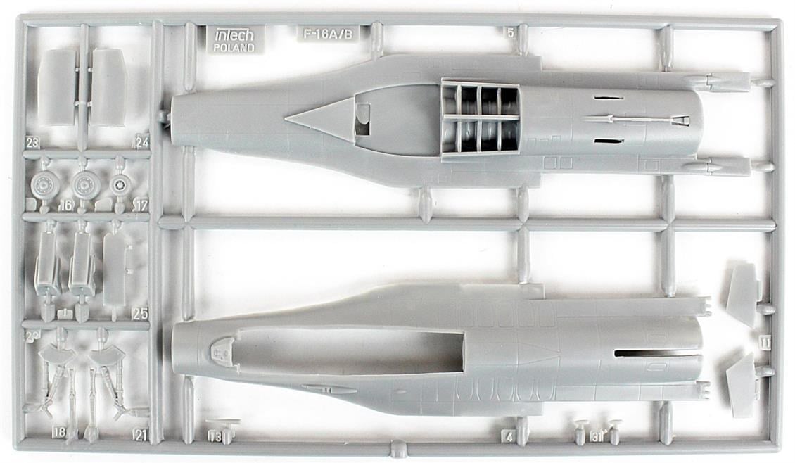 Mistercraft D035 1/72 1/72 F-16A (Fırtına Kuşları) Savaş Uçağı Plastik Model Kiti