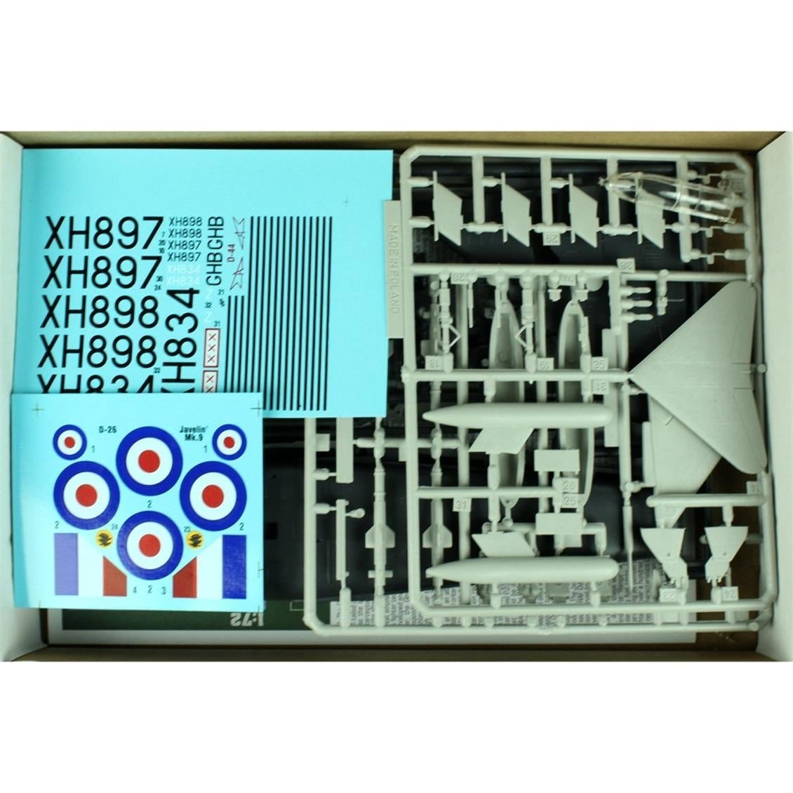 Mistercraft D044 1/72 Gloster (Javelin) F(AW) MK.9 Savaş Uçağı Plastik Model Kiti