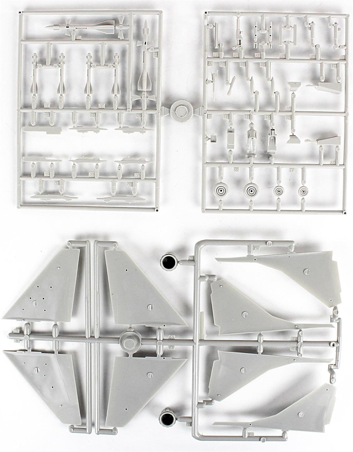 Mistercraft D097 1/72 MIG-29A Fulcrum Polish Rocket Savaş Uçağı Plastik Model Kiti