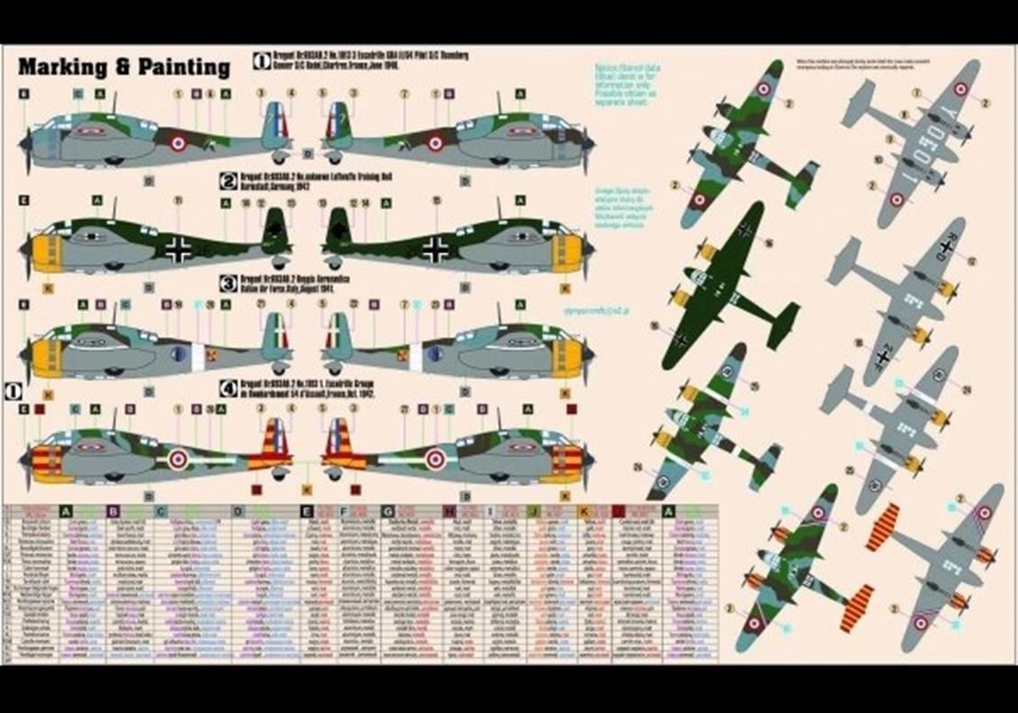 Mistercraft D210 1/72 Breguet Bre.693 B2 Savaş Uçağı Plastik Model Kiti