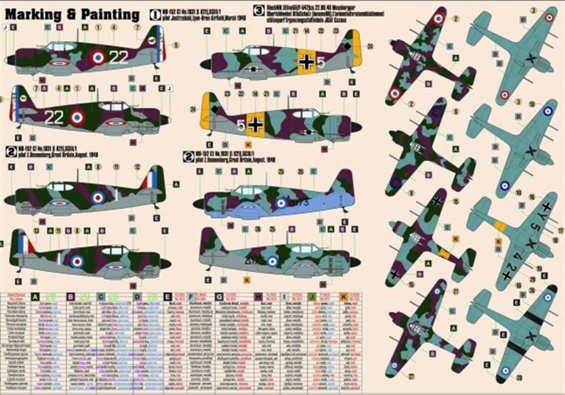 Mistercraft D219 1/72 Bloch MB-152 Savaş Uçağı Plastik Model Kiti