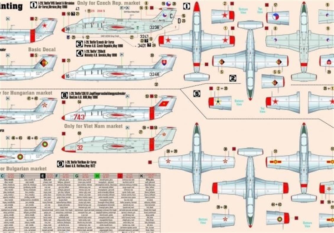 Mistercraft D221 1/72 L-29 Delfin Eğitim Uçağı Plastik Model Kiti