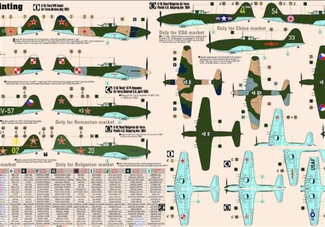 Mistercraft D223 1/72 Ilyushin IL-10 (Canavar) Savaş Uçağı Plastik Model Kiti