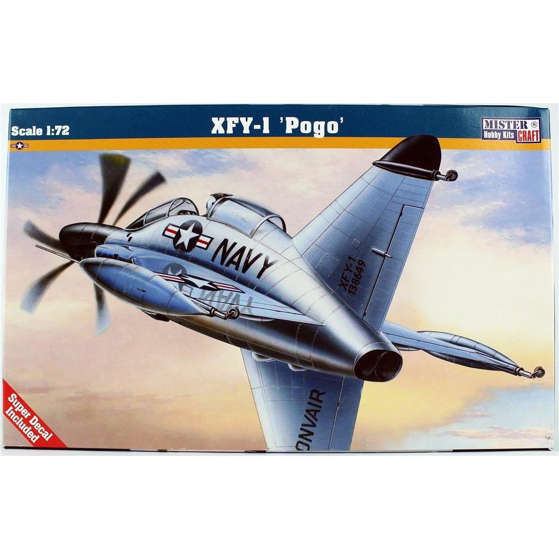 Mistercraft E065 1/72 XFY-1 (Pogo) Savaş Uçağı Plastik Model Kiti