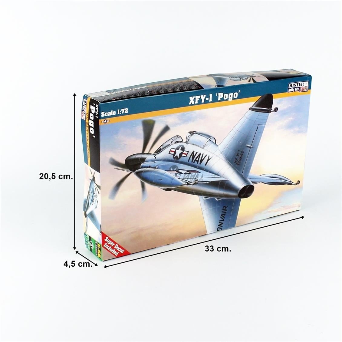 Mistercraft E065 1/72 XFY-1 (Pogo) Savaş Uçağı Plastik Model Kiti