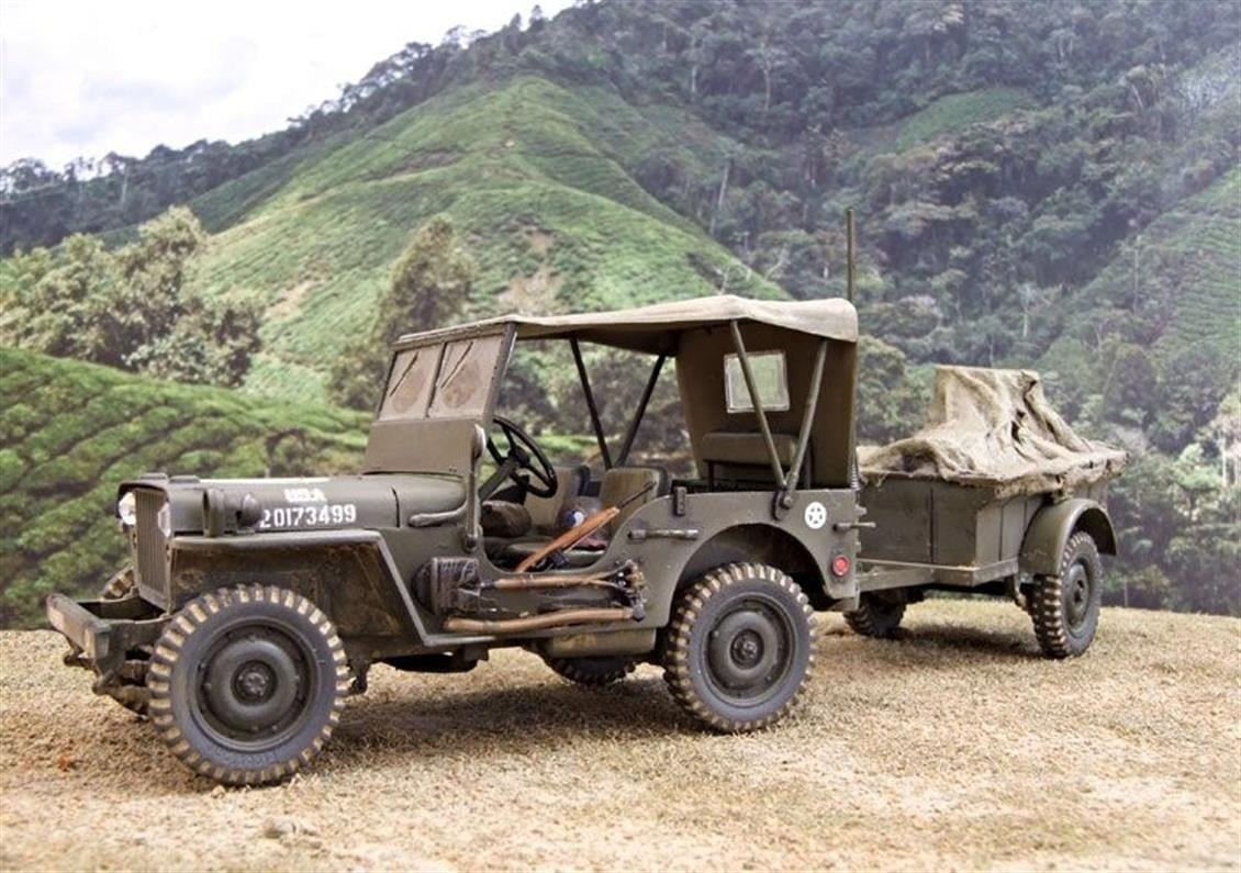 Mistercraft F299 1/35 (1/4 Ton Sınıfı) Willys Jeep Plastik Model Kiti