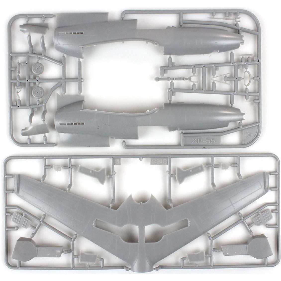 Modelsvit MSVIT4808 1/48 Ölçek, XP-55 Ascender Avcı Uçağı, Plastik Model kiti
