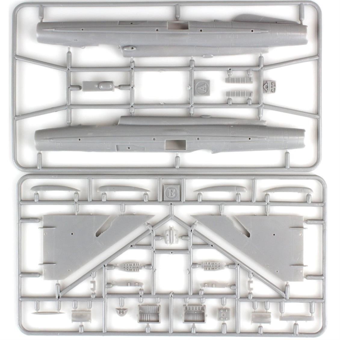 Modelsvit MSVIT72004 1/72 Ölçek, Analog A-144-2 MIG-21I-2 Sovyet Avcı Uçağı, Plastik Model kiti