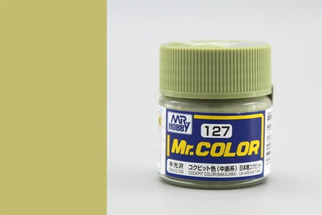 Mr.Hobby C-127 10 ml. Cockpit Color (Nakajima), Mr.Color Serisi Model Boyası