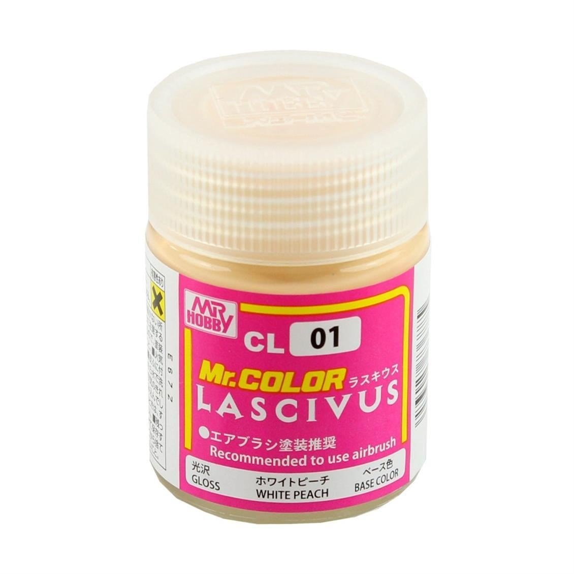 Mr.Hobby CL-01 18 ml. White Peach, Lascivus Serisi Model Boyası