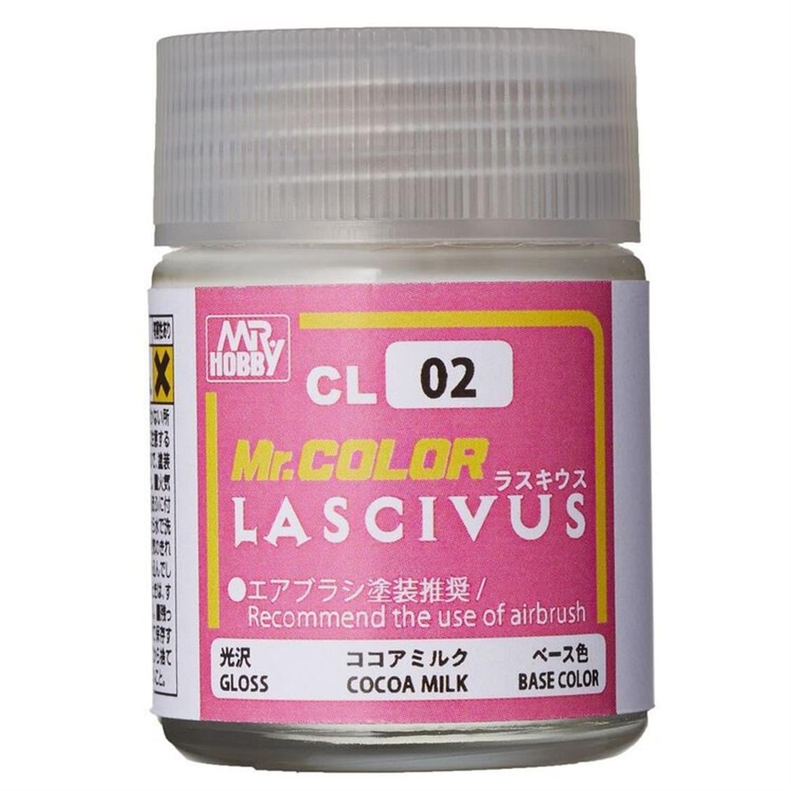 Mr.Hobby CL-02 18 ml. Cocoa Milk, Lascivus Serisi Model Boyası
