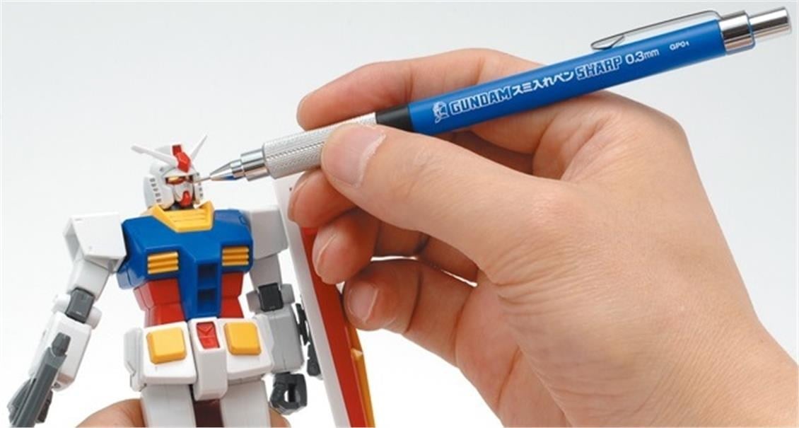 Mr.Hobby GP-01 Black, 0.3 mm. Ultra İnce Uclu Detaylandırma Kalemi