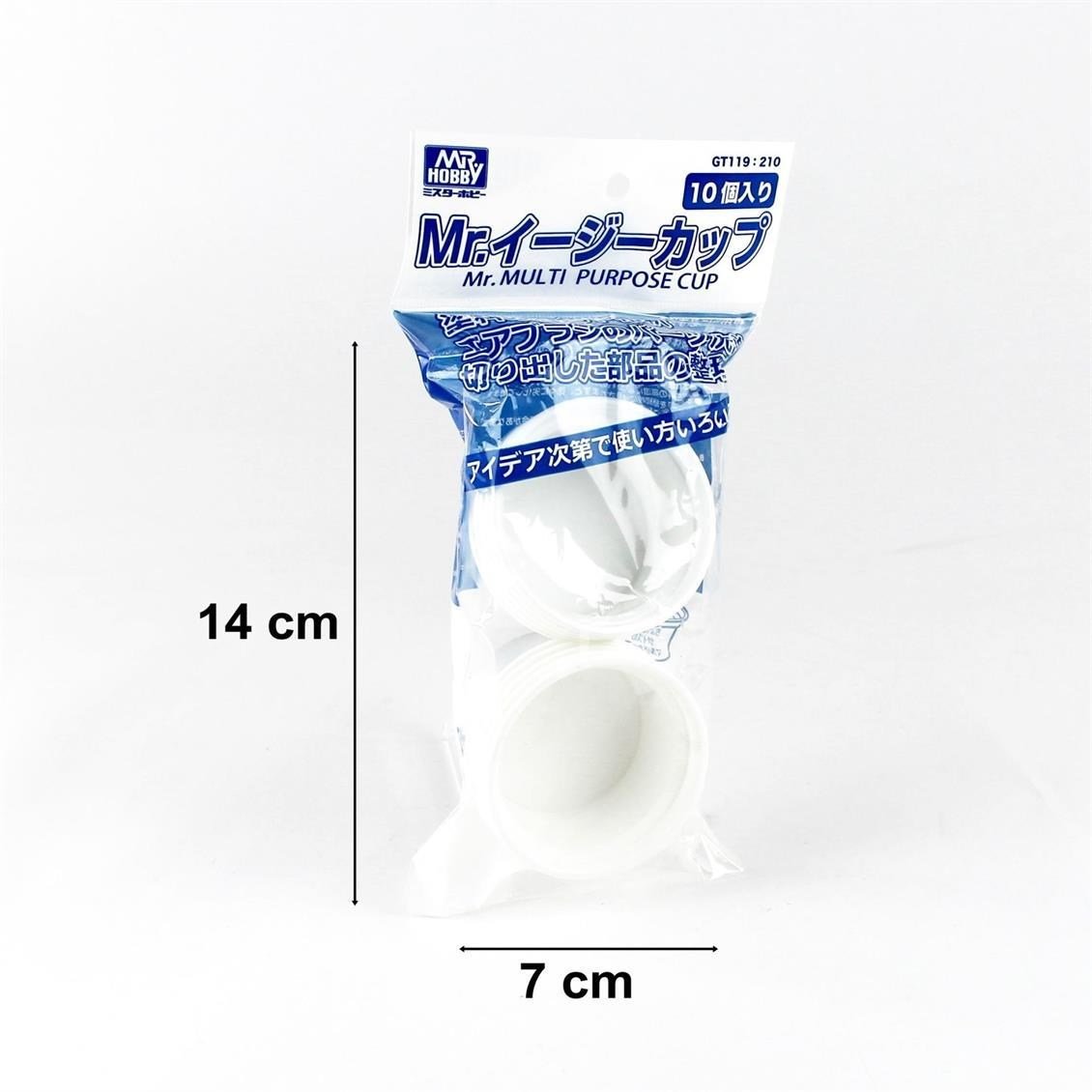 Mr.Hobby GT-119 Temizleme ve Yıkama Kabı, 60 ml, 10 Adet, Plastik