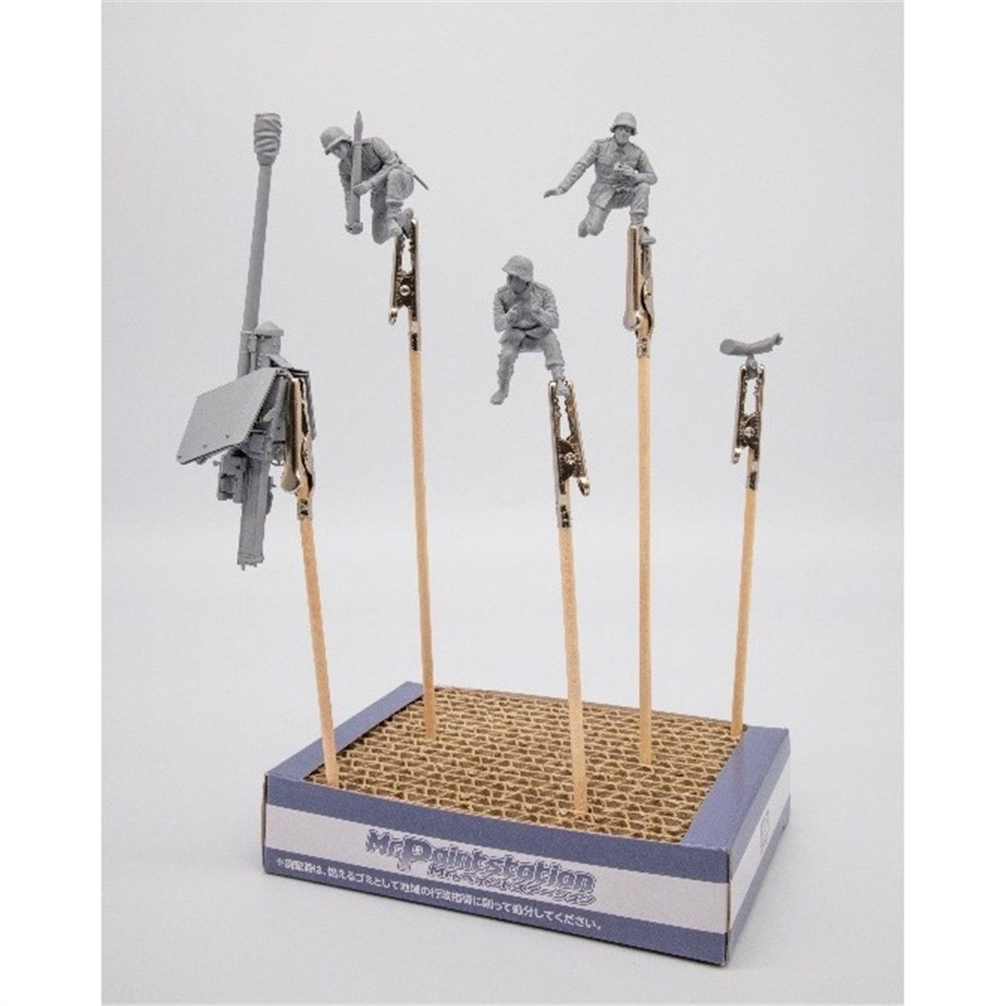 Mr.Hobby GT-132 36 Adet Metal Klips, 13 cm. Ahşap Saplı