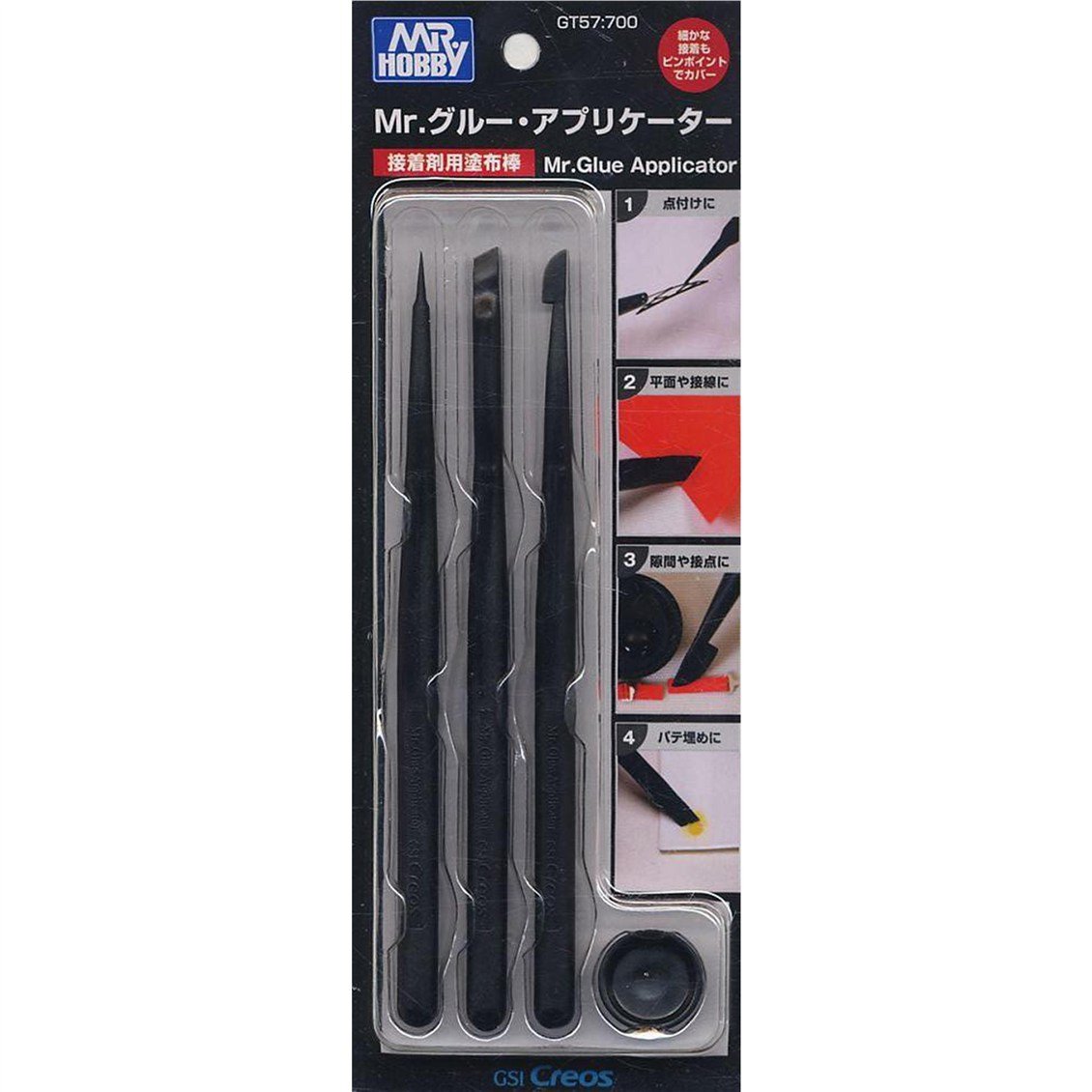 Mr.Hobby GT-57 Yapıştırıcı ve Macun Uygulama Küreği, 3 Adet