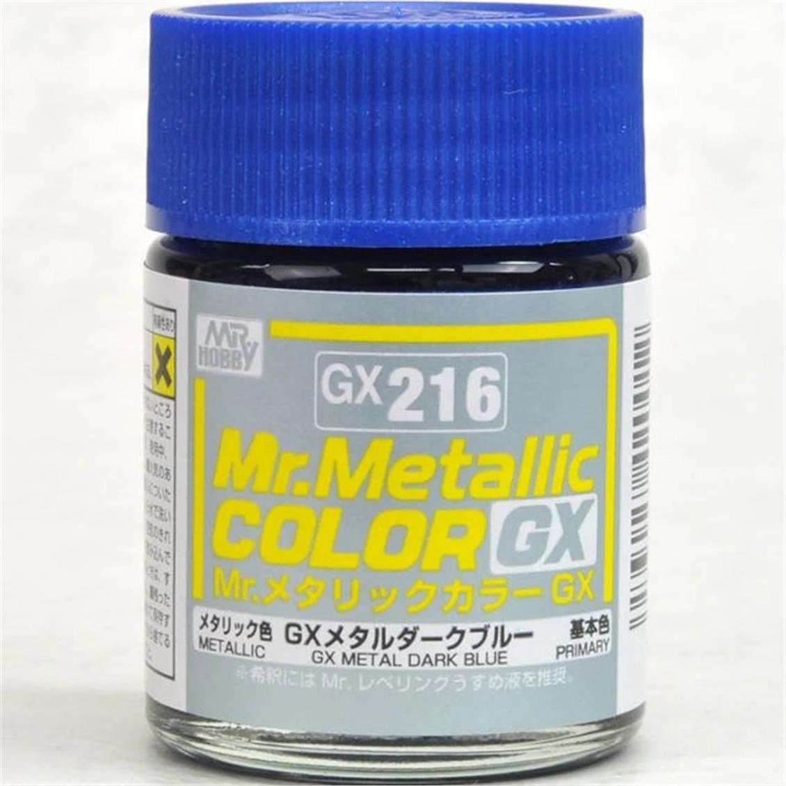 Mr.Hobby GX-216 18 ml. Metallic Dark Blue, Metalik Serisi Model Boyası