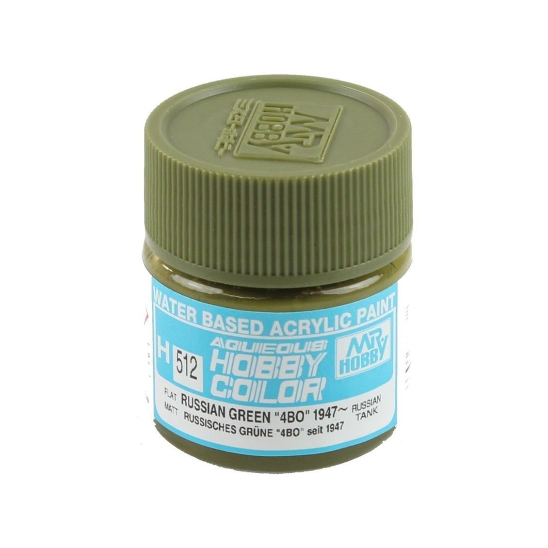 Mr.Hobby H-512 10 ml. Russian Green (4BO) 1947, Aqueous Serisi Model Boyası