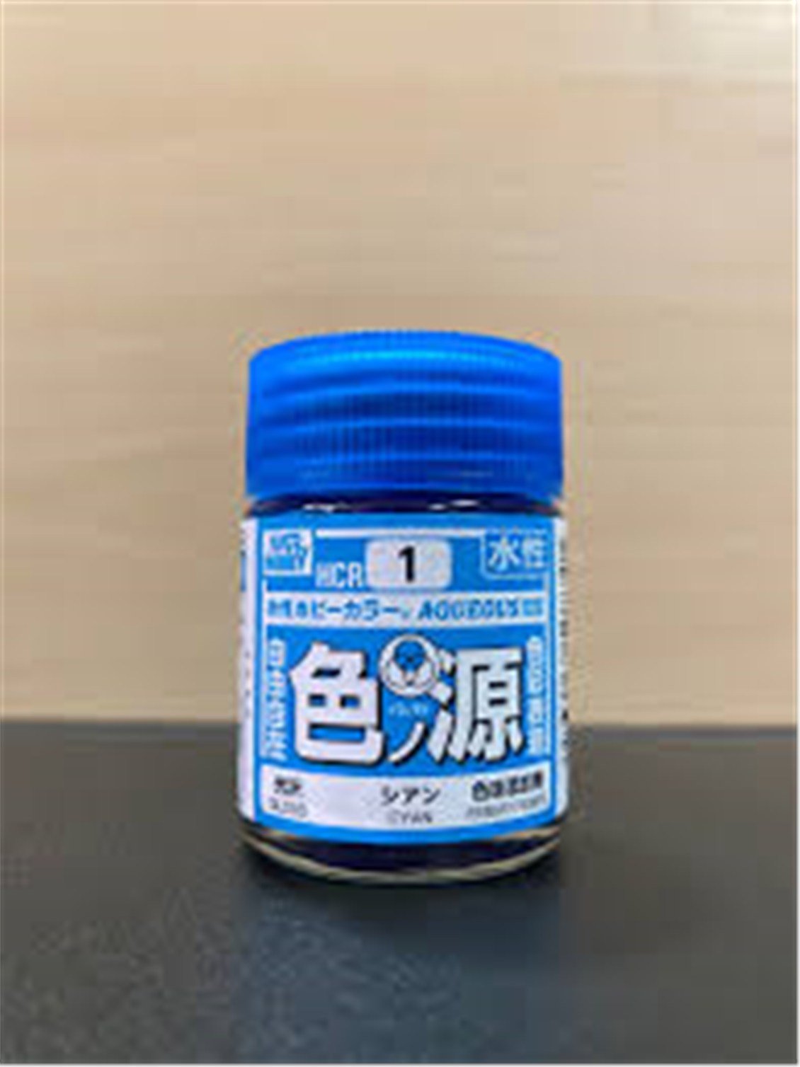 Mr.Hobby HCR-1 18 ml. Primary Color Pigment Cyan, Aqueous Serisi Model Boyası