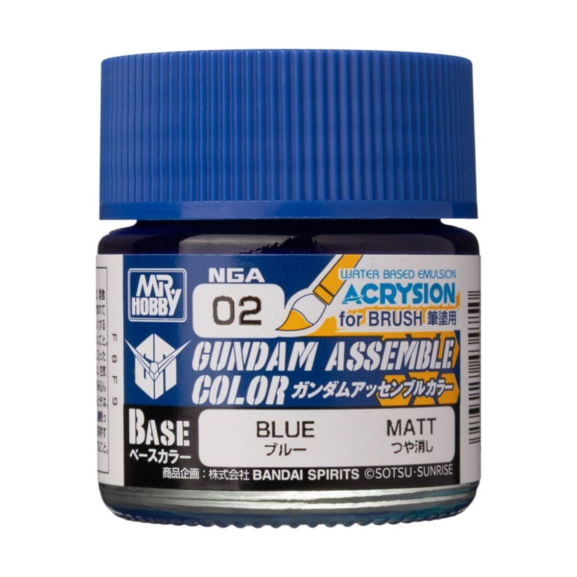 Mr.Hobby NGA-02 10 ml. Blue, Gundam Assemble, Acrysion Serisi Model Boyası