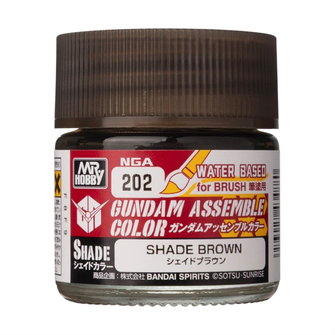Mr.Hobby NGA-202 10 ml. Shade Brown, Gundam Assemble, Acrysion Serisi Model Boyası