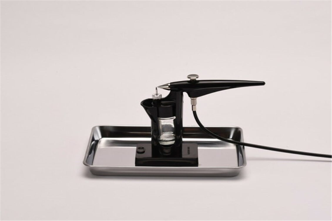 Mr.Hobby PS-231 Airbrush Standı ve Metal Tepsi Seti, 136x196 mm.
