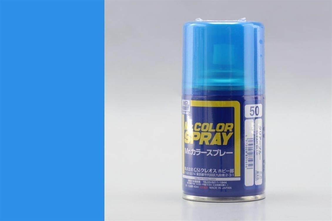 Mr.Hobby S-050 100 ml. Clear Blue, Sprey Model Boyası