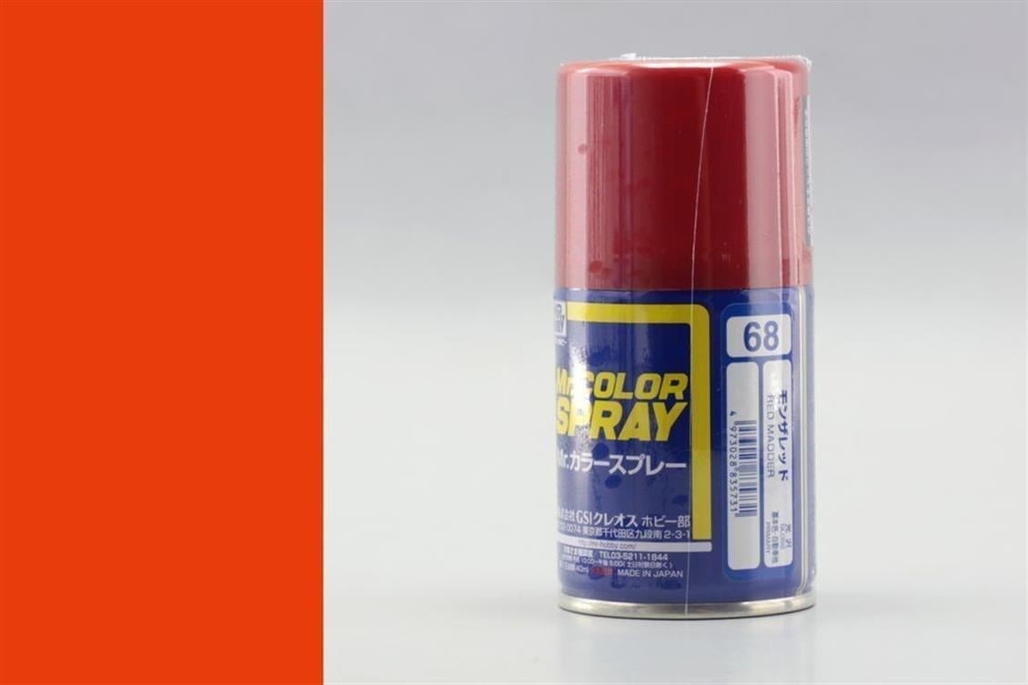 Mr.Hobby S-068 100 ml. Madder Red, Sprey Model Boyası