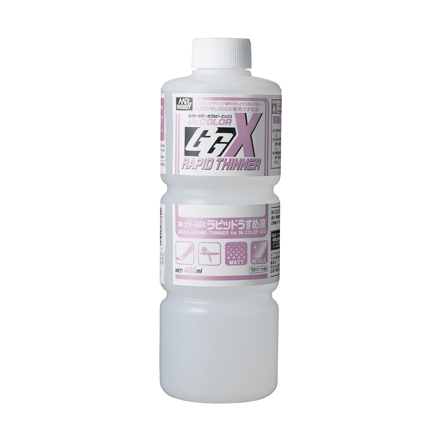 Mr.Hobby T-217 400 ml. Mr.Color GGX Rapid, Hızlı Kuruyan Tiner