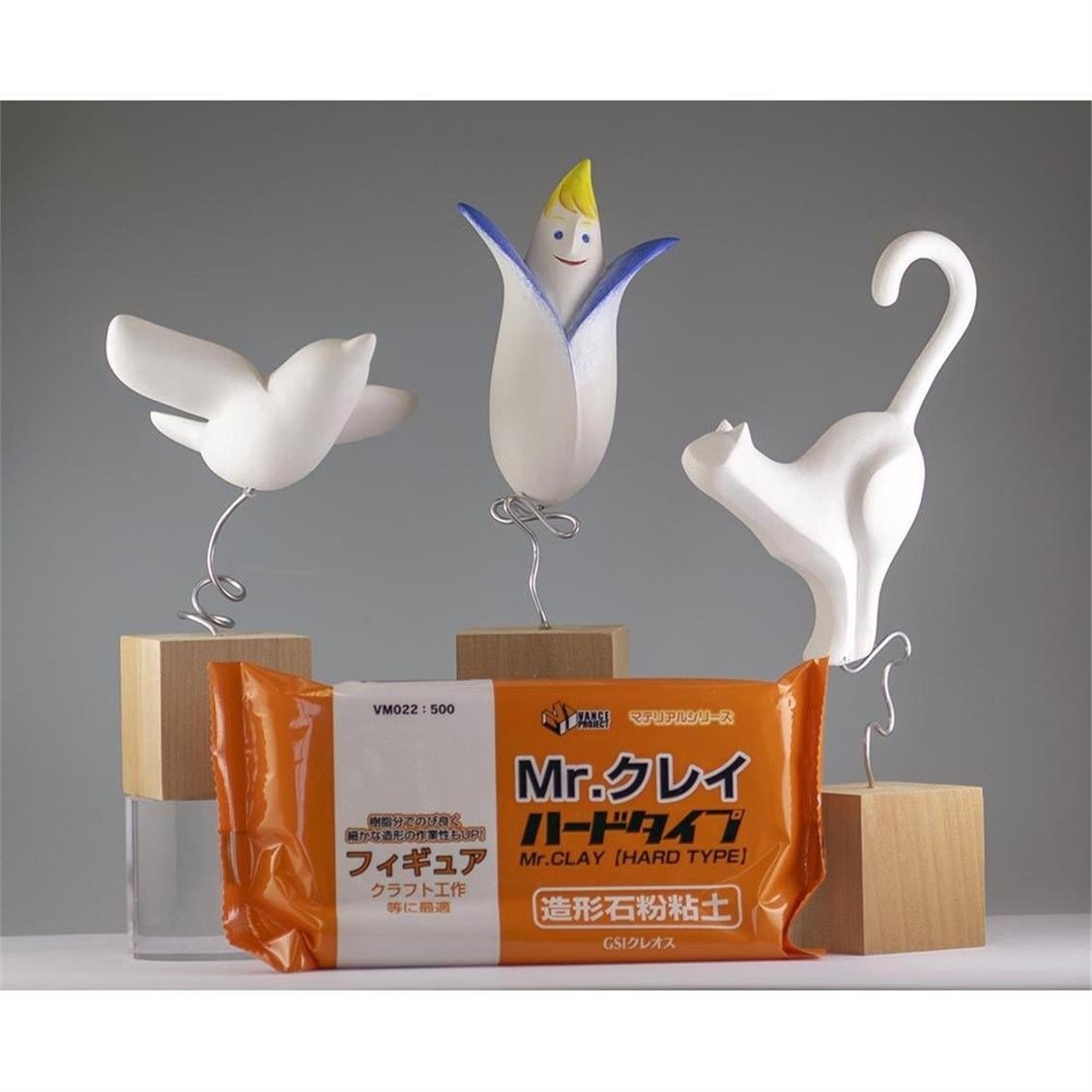 Mr.Hobby VM-022 350 gr. Mr.Clay Sert Tip, Reçineli Yüzey Dokusu
