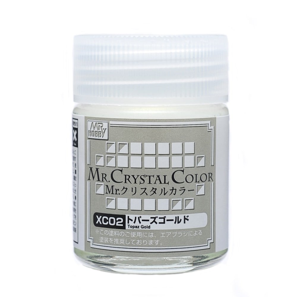Mr.Hobby XC-02 18 ml. Topaz Gold, Mr.Crystal Color Serisi Model Boyası