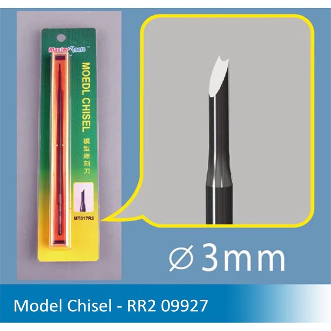 MST 09927 Model Detaylandırma Kalemi RR2, 3 mm. Elips