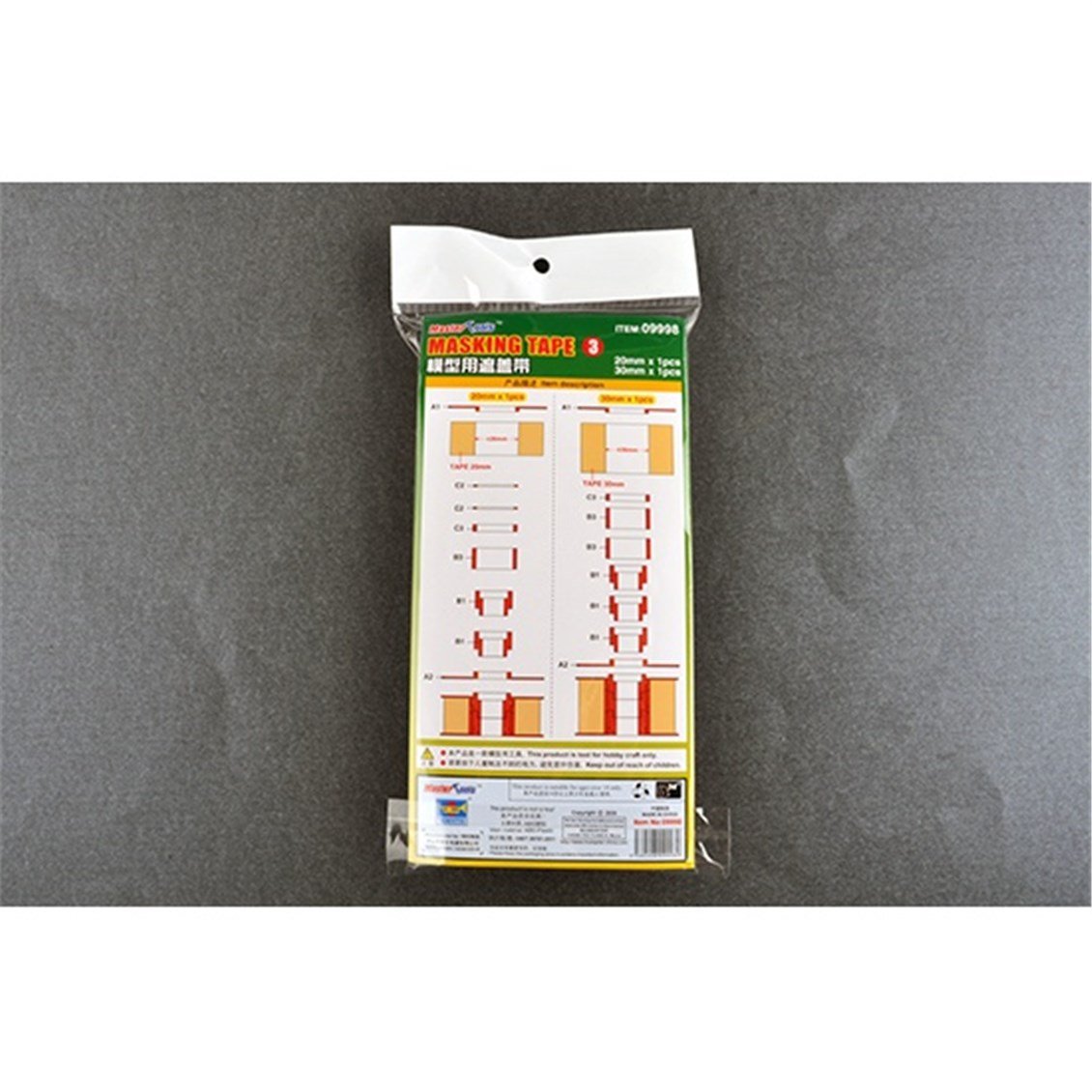 MST 09998 Maskeleme Bandı Set.3, (20mm,30mm)
