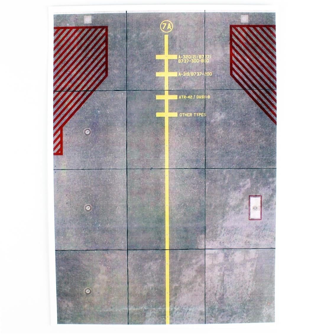 Nazca Decals PP1 1/144 Ölçek, Parking Plate-Desıgn 1- A4 Ebat, Kartona Renkli Baskı