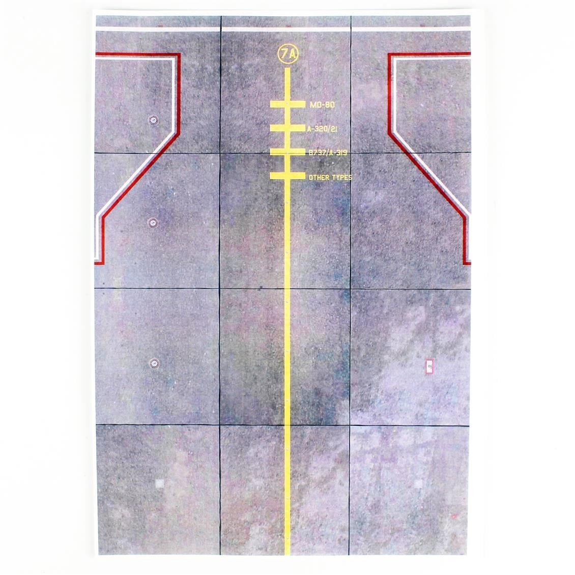Nazca Decals PP2 1/144 Ölçek, Parking Plate-Desıgn 2- A4 Ebat, Kartona Renkli Baskı