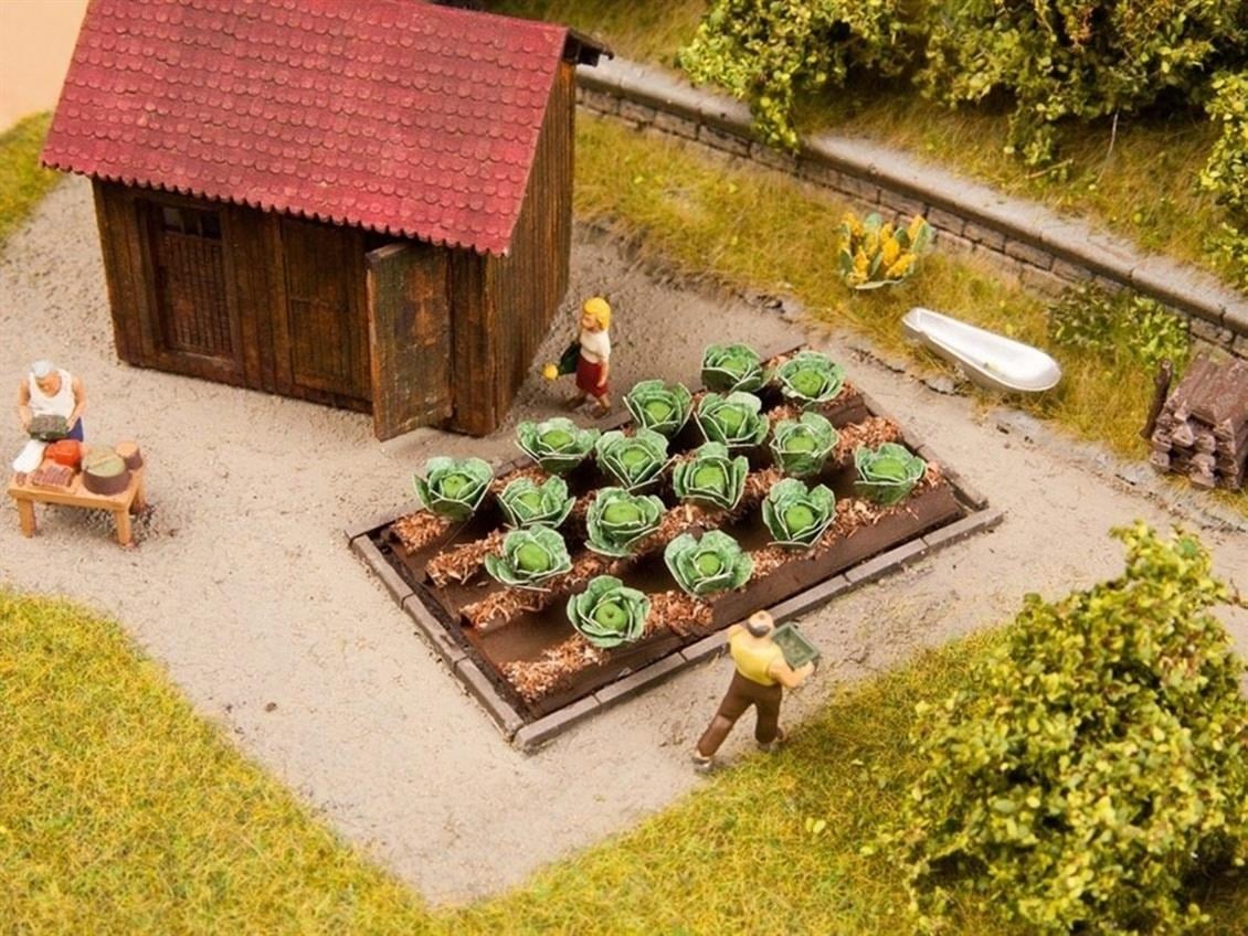 Noch 13217 Beyaz Lahana, 16 Adet, 3x6 cm. Diorama Malzemesi