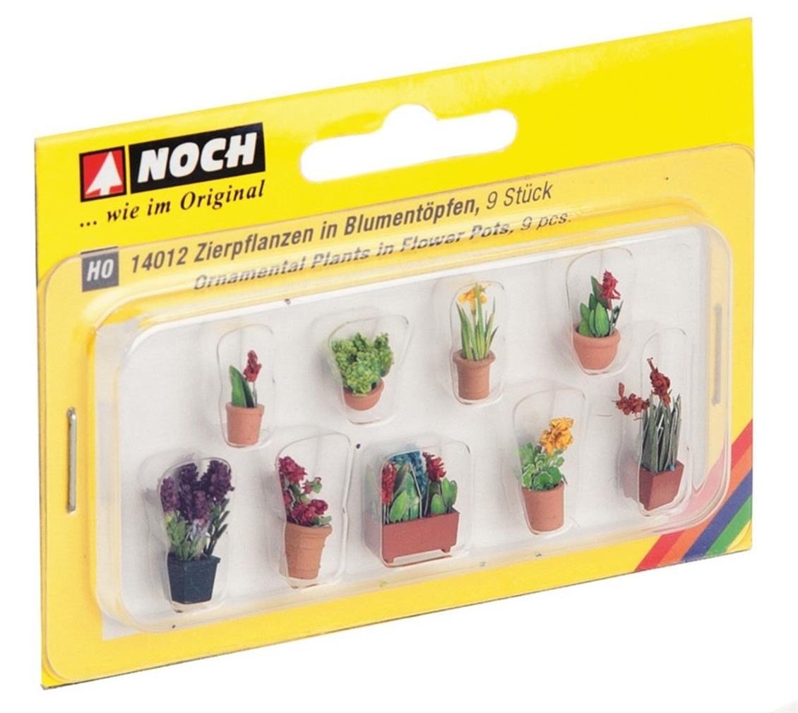 Noch 14012 Saksı Malzemesi, 9 Adet, Diorama Malzemesi