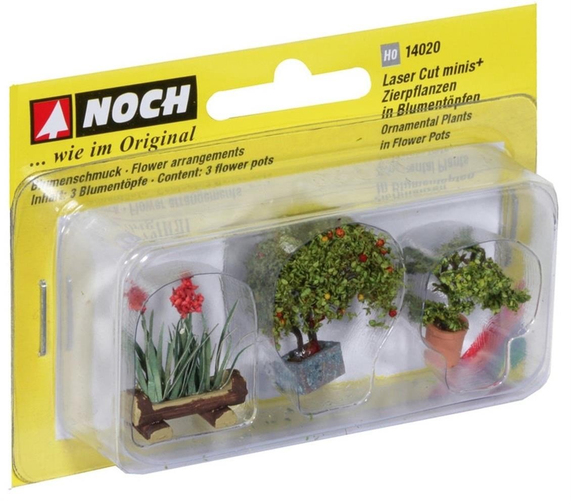 Noch 14020 Saksı Malzemesi, 3 Adet, Diorama Malzemesi