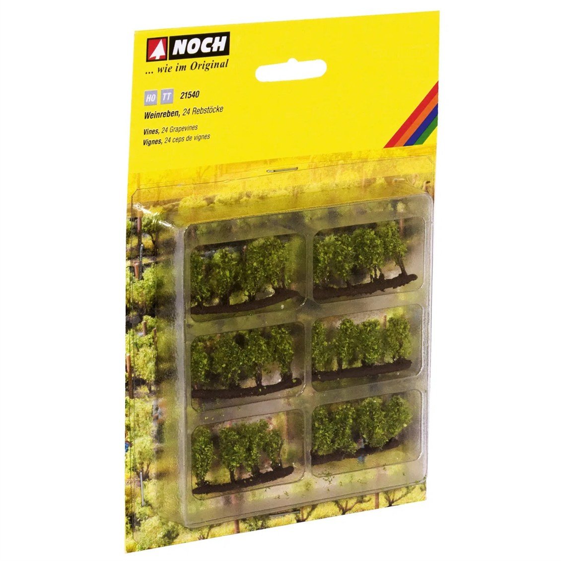 Noch 21540 Üzüm Asmaları, 24 Adet, 2,2 cm., Diorama Malzemesi